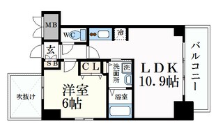 S-RESIDENCE江坂の物件間取画像